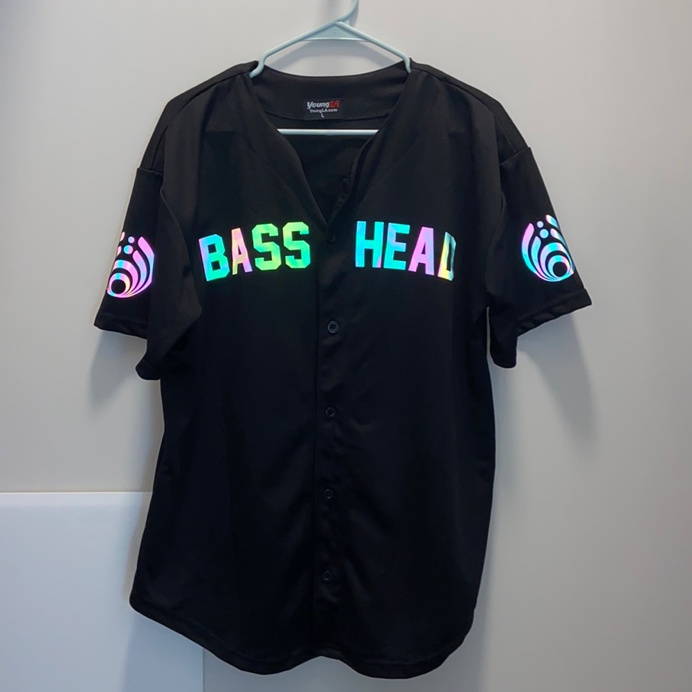 Holographic Bassnectar baseball jersey